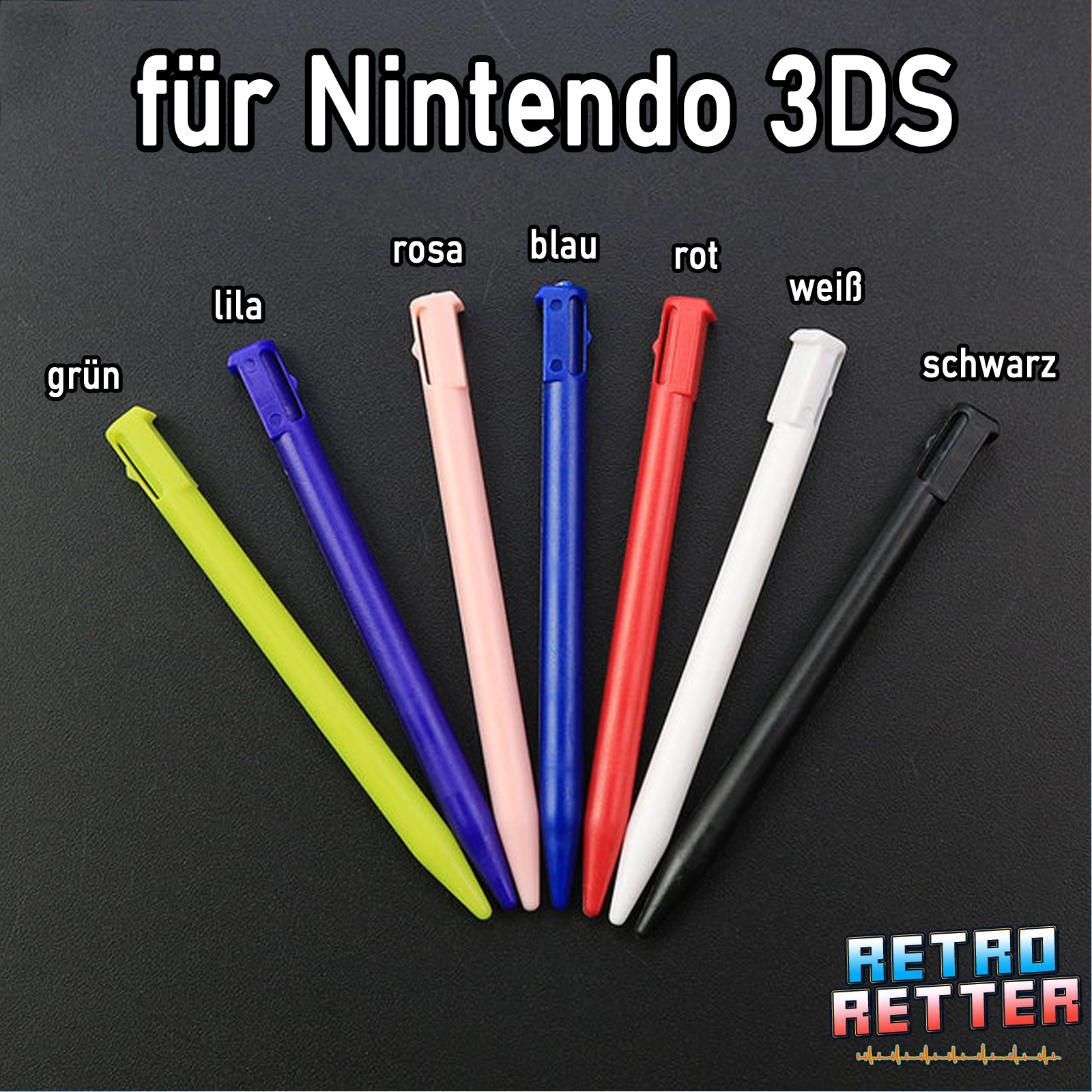Lápiz táctil lápiz óptico Nintendo DS 2DS 3DS Wii U Touch New XL Lite NDSL - Imagen 14 de 24