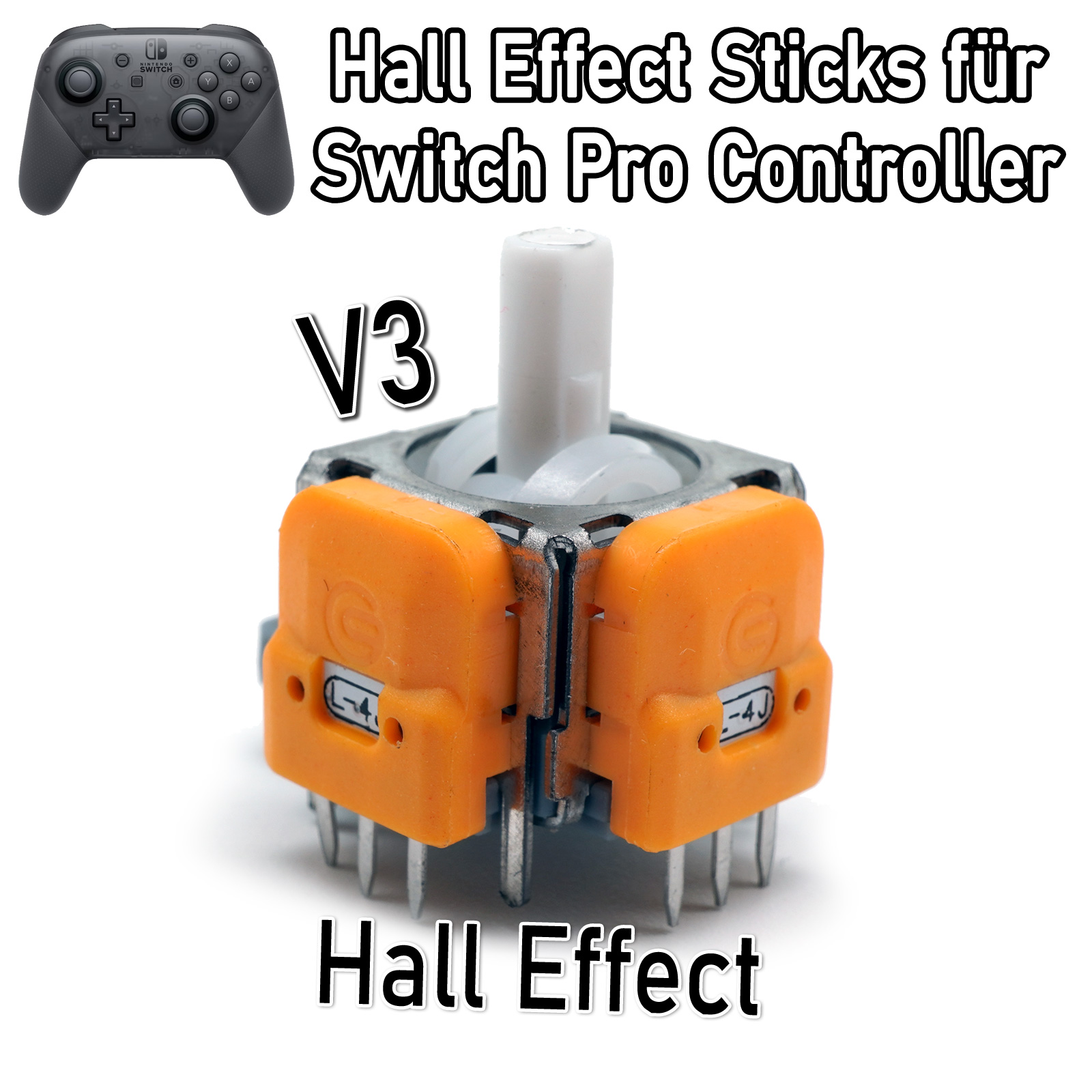 Switch Pro Controlador Efecto Hall TMR / V4 Palos Analógicos Drift Fix Switch Pro V5 - Imagen 16 de 16