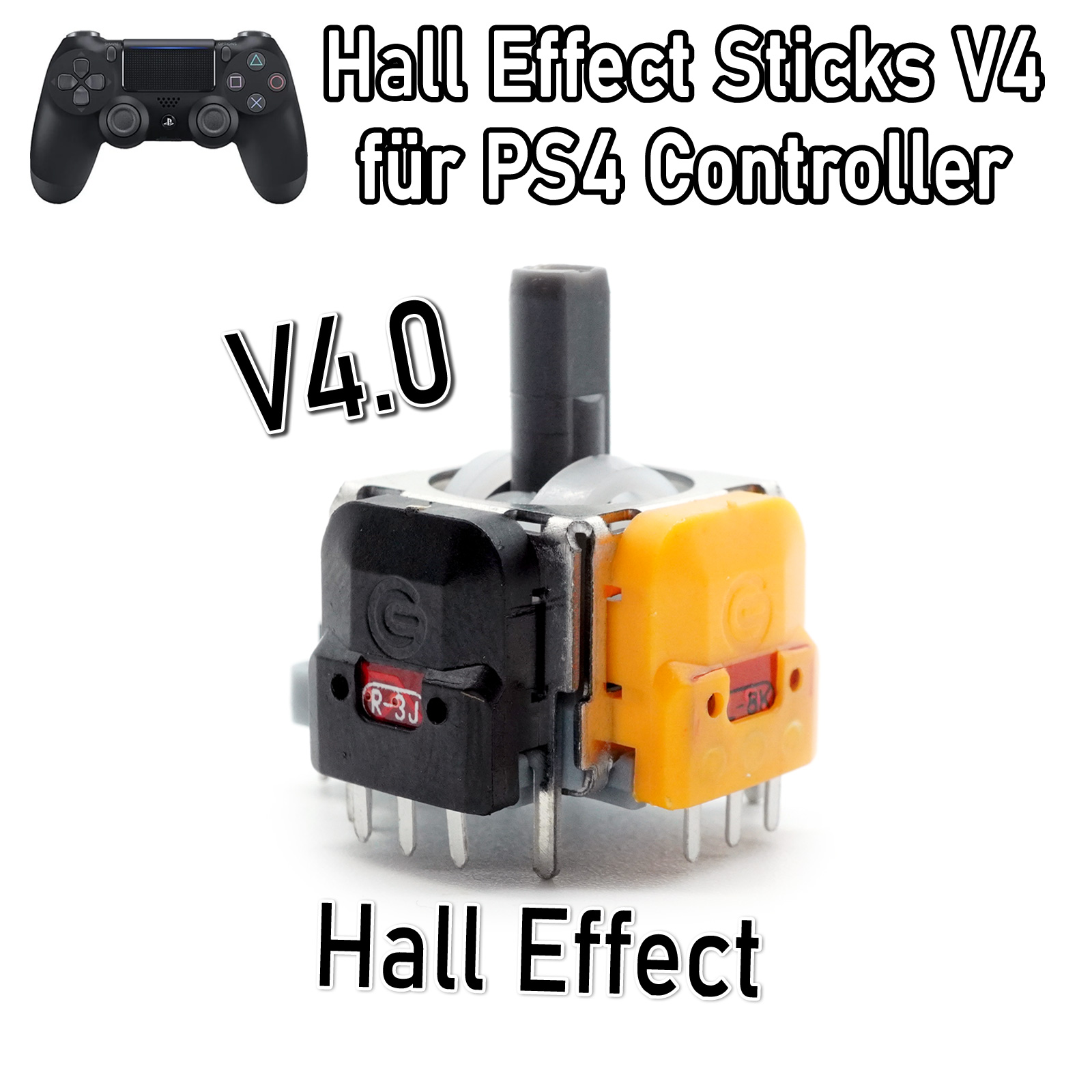 PS4 Hall Effect V4 / Original Analog Sticks Controller Drift Fix PlayStation 4 - Bild 13 von 14