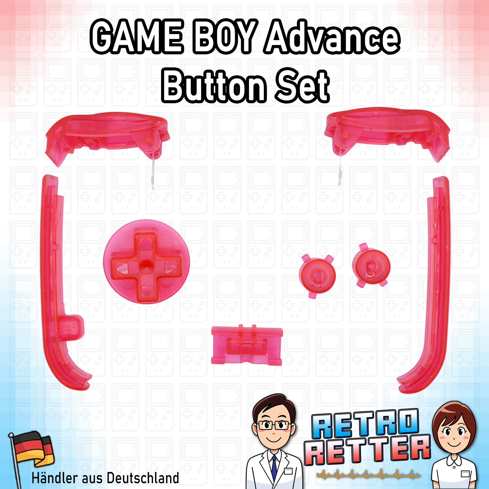 6 botones / botones / botones + páginas GameBoy Advance GBA para GameBoy Advance - Imagen 13 de 16