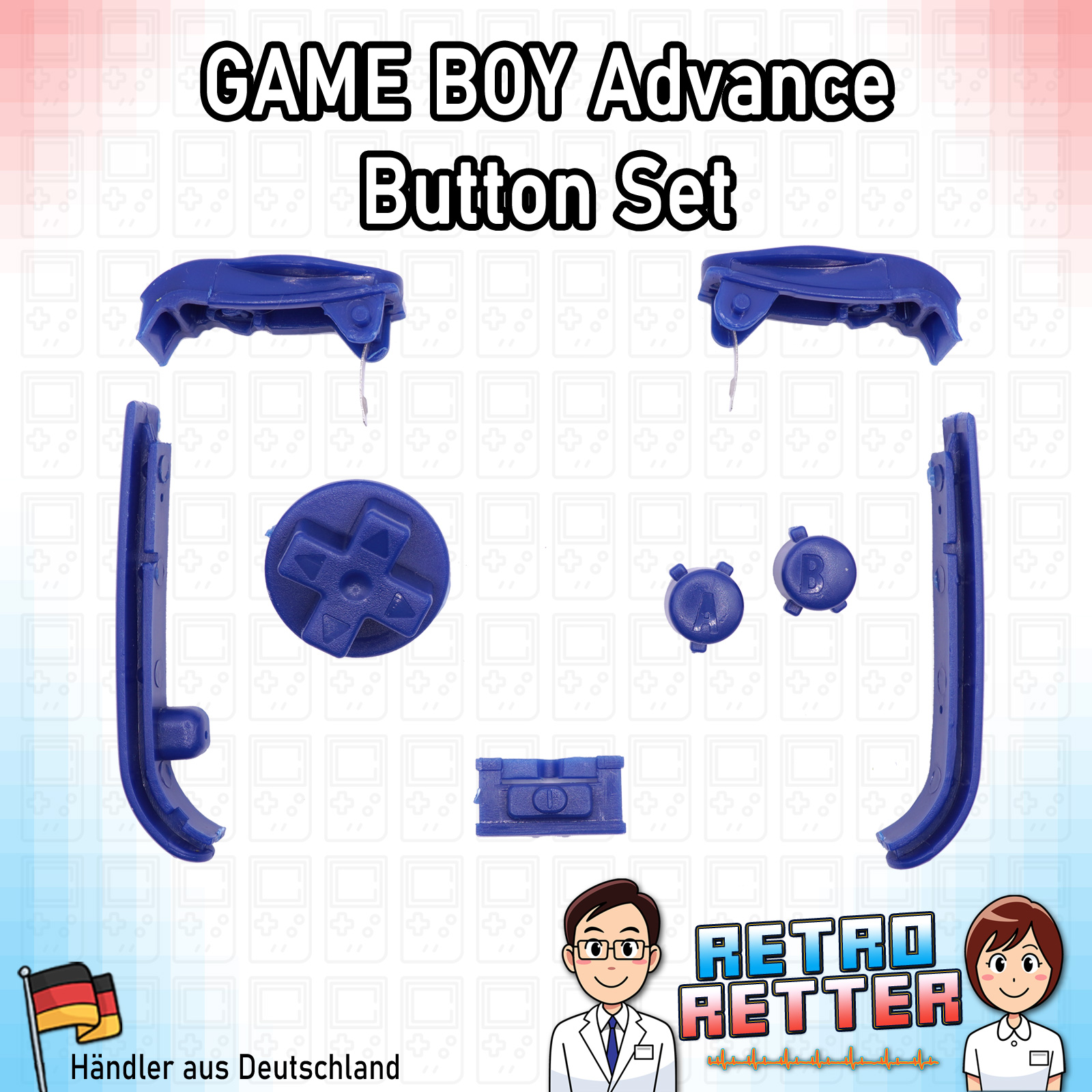 6 botones / botones / botones + páginas GameBoy Advance GBA para GameBoy Advance - Imagen 4 de 16
