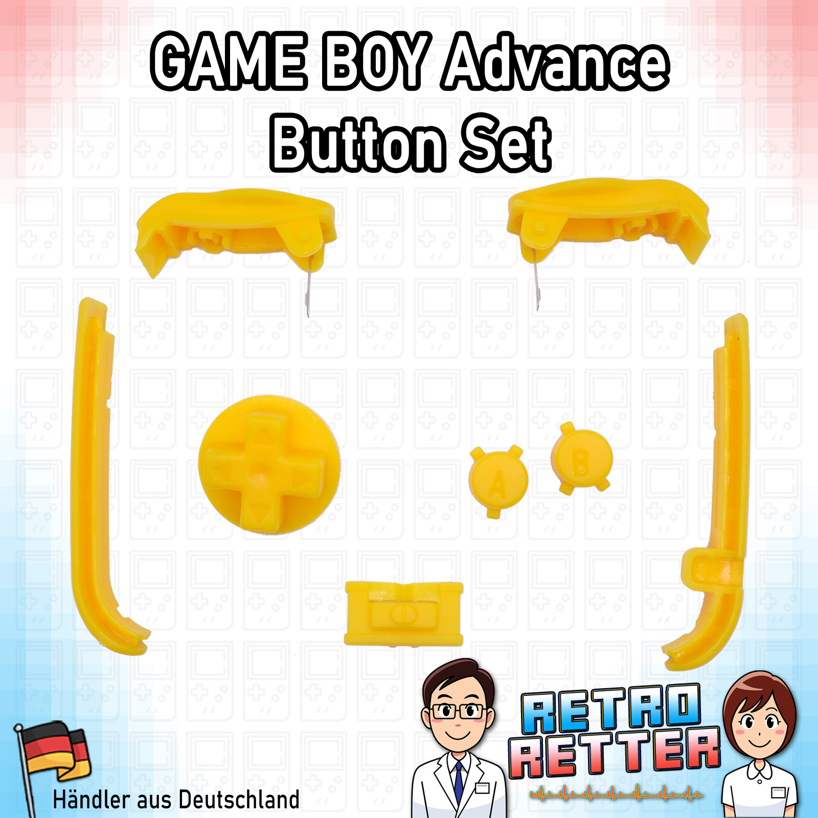6 botones / botones / botones + páginas GameBoy Advance GBA para GameBoy Advance - Imagen 15 de 16