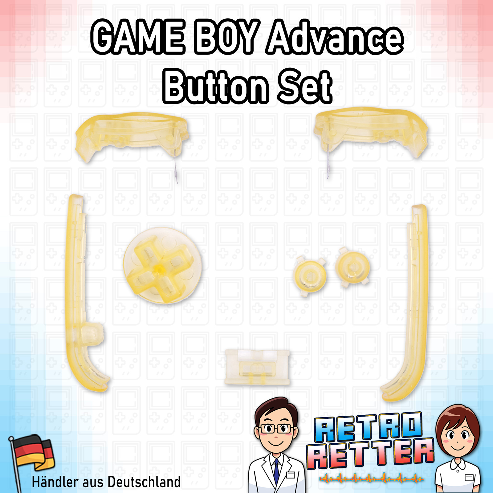 6 botones / botones / botones + páginas GameBoy Advance GBA para GameBoy Advance - Imagen 9 de 16