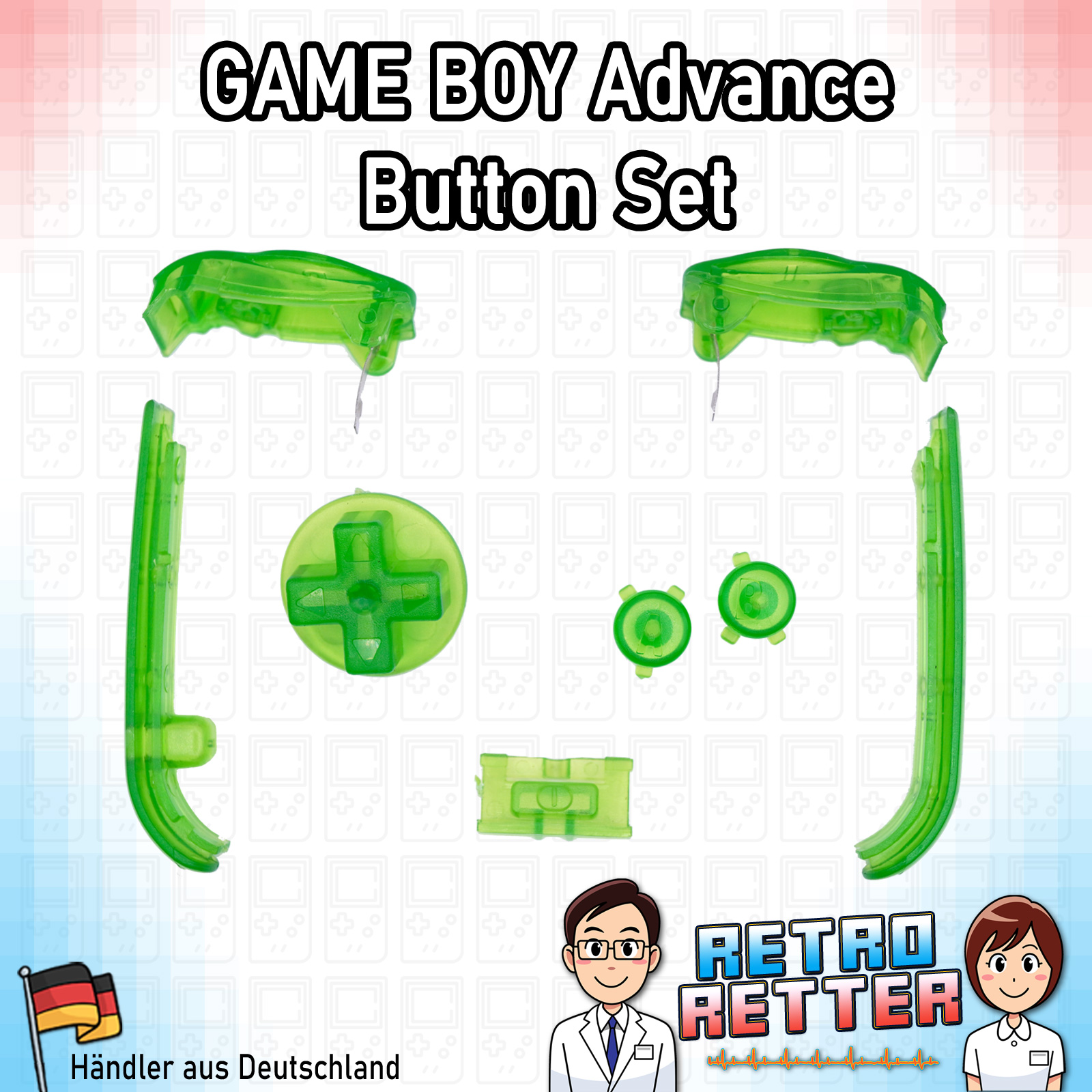 6 botones / botones / botones + páginas GameBoy Advance GBA para GameBoy Advance - Imagen 8 de 16