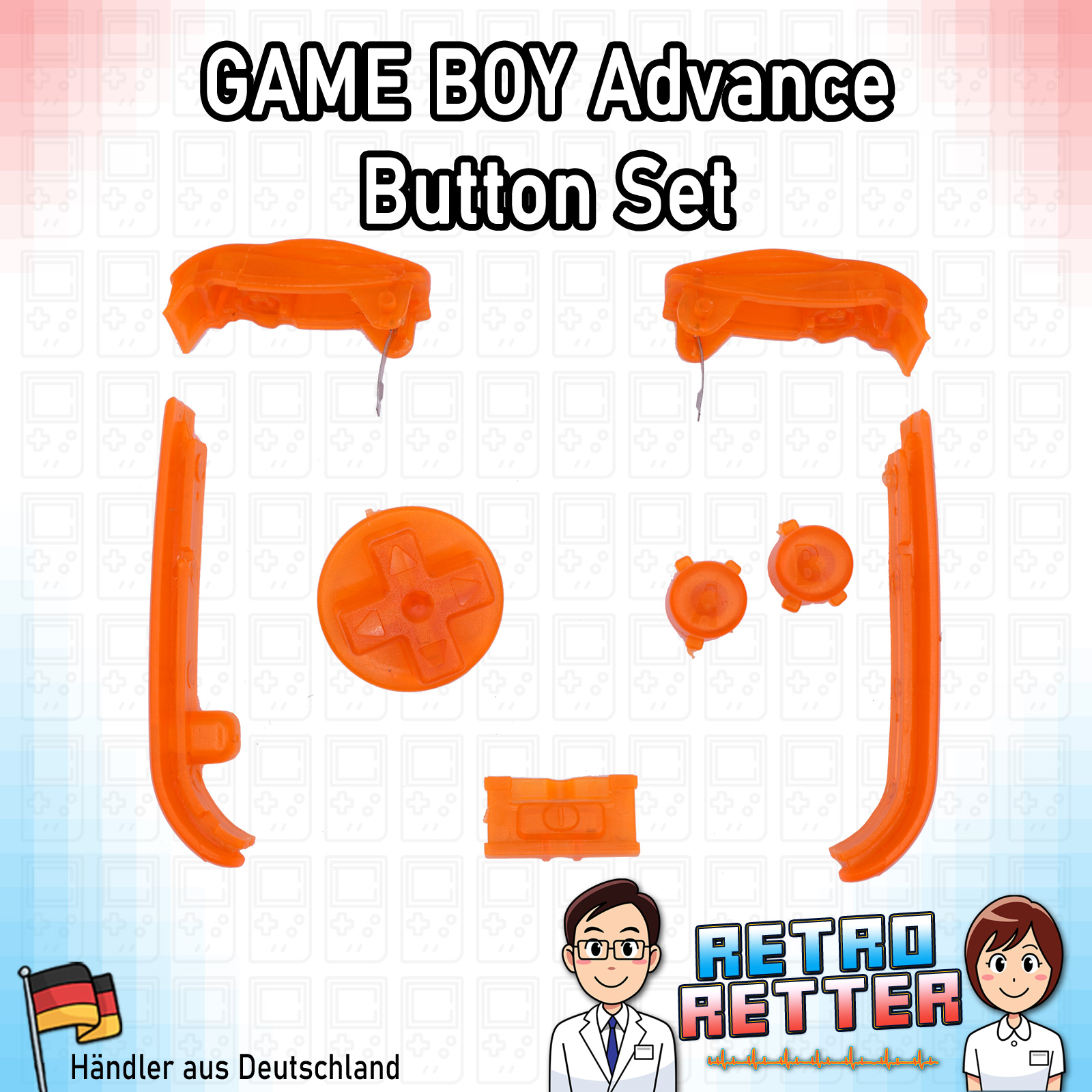6 botones / botones / botones + páginas GameBoy Advance GBA para GameBoy Advance - Imagen 10 de 16