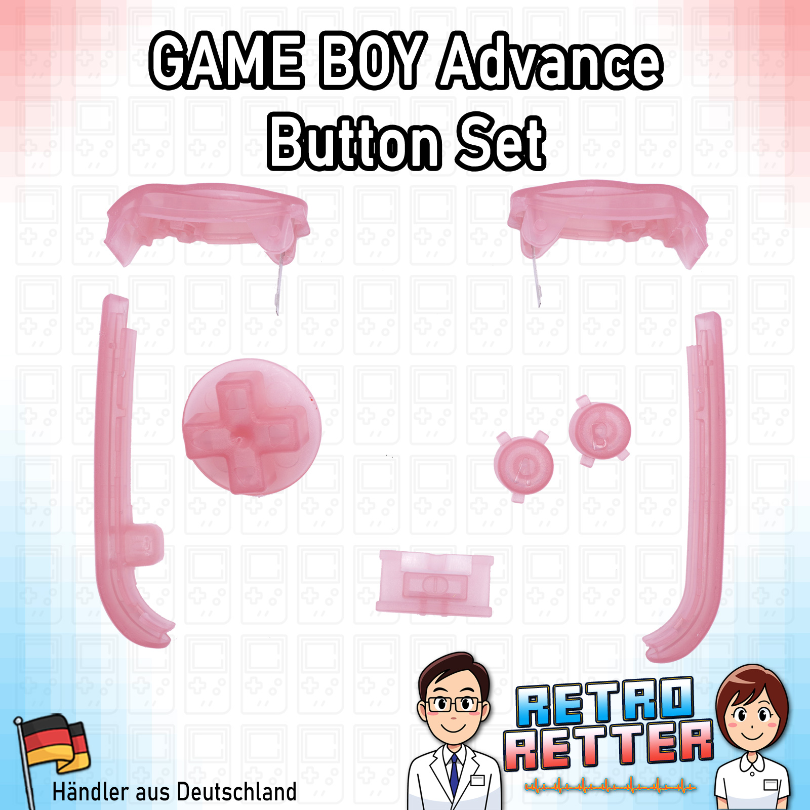 6 botones / botones / botones + páginas GameBoy Advance GBA para GameBoy Advance - Imagen 12 de 16