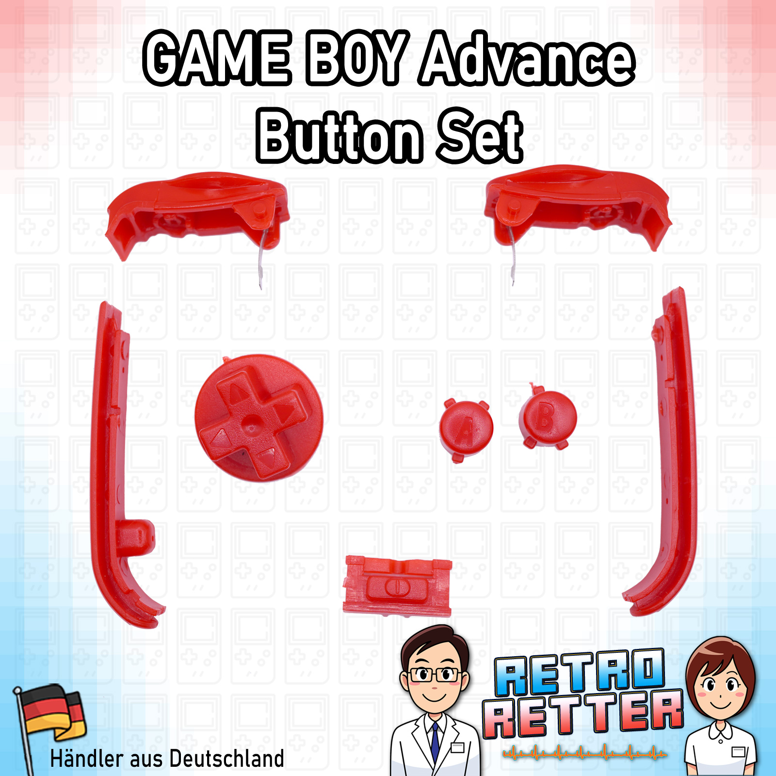 6 botones / botones / botones + páginas GameBoy Advance GBA para GameBoy Advance - Imagen 16 de 16