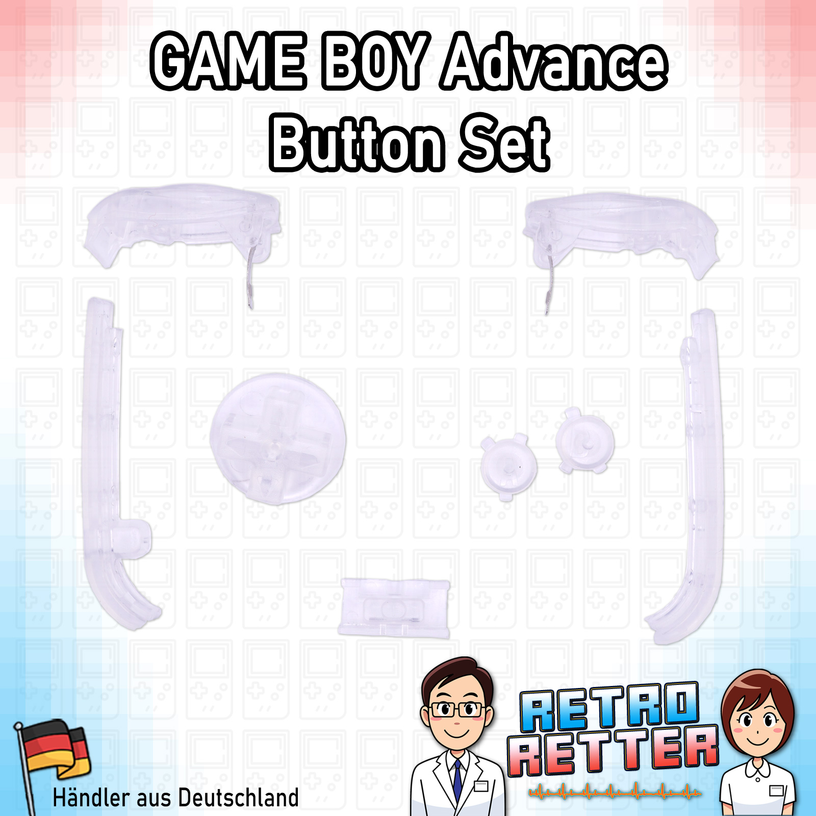 6 botones / botones / botones + páginas GameBoy Advance GBA para GameBoy Advance - Imagen 5 de 16