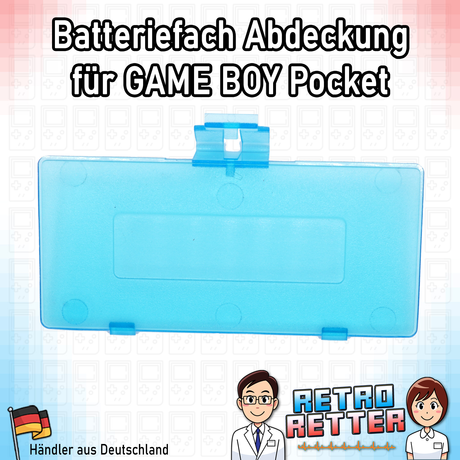 GAME BOY Pocket GBP Cubierta de batería GameBoy Tapa de batería diferentes colores - Imagen 9 de 10