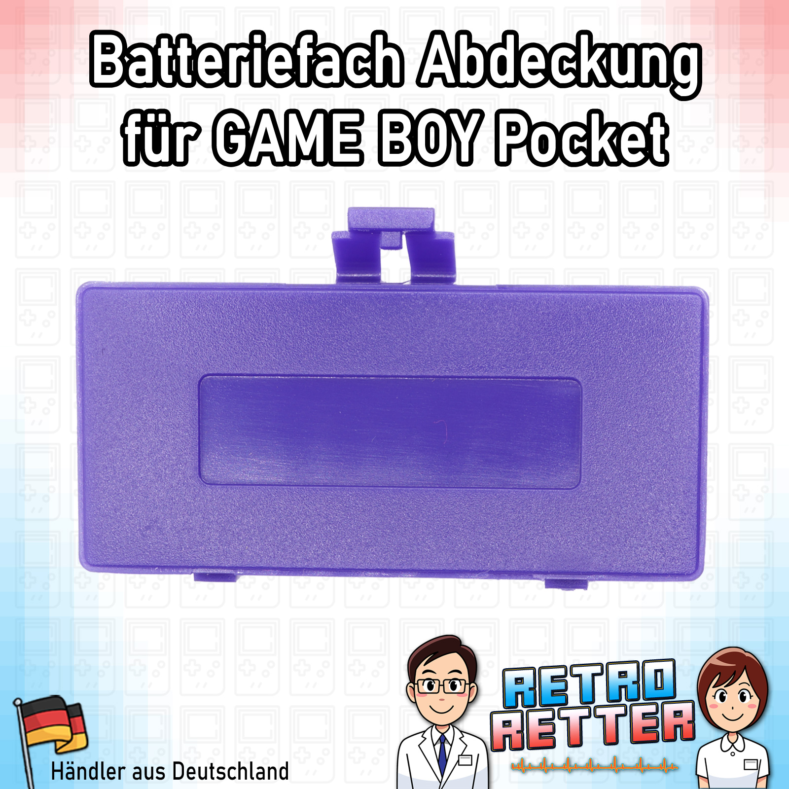 GAME BOY Pocket GBP Cubierta de batería GameBoy Tapa de batería diferentes colores - Imagen 7 de 10