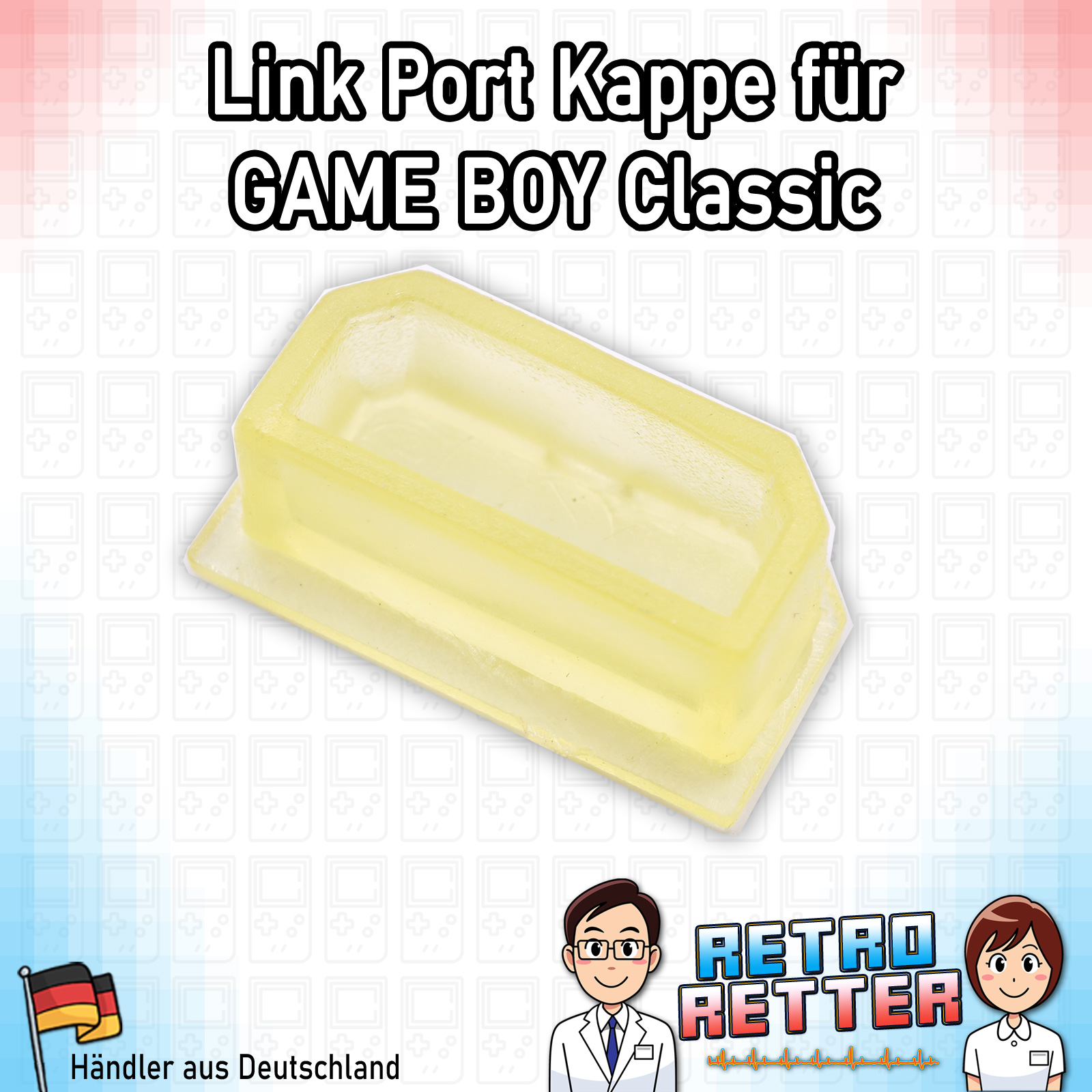 Link Port Abdeckung GameBoy Classic - alle Farben - DMG Linkkabel Deckel - Bild 9 von 11