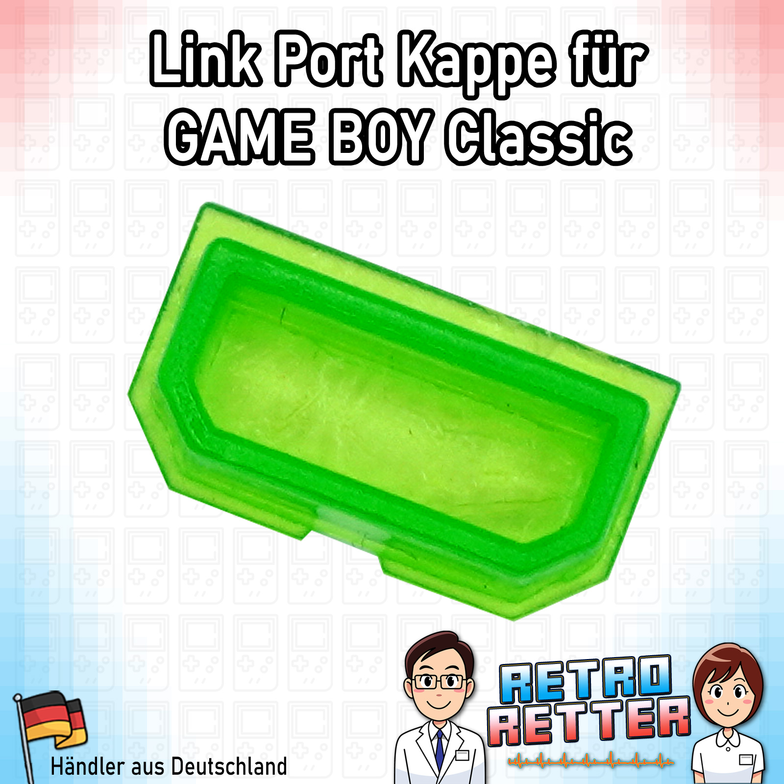 Link Port Abdeckung GameBoy Classic - alle Farben - DMG Linkkabel Deckel - Bild 7 von 11