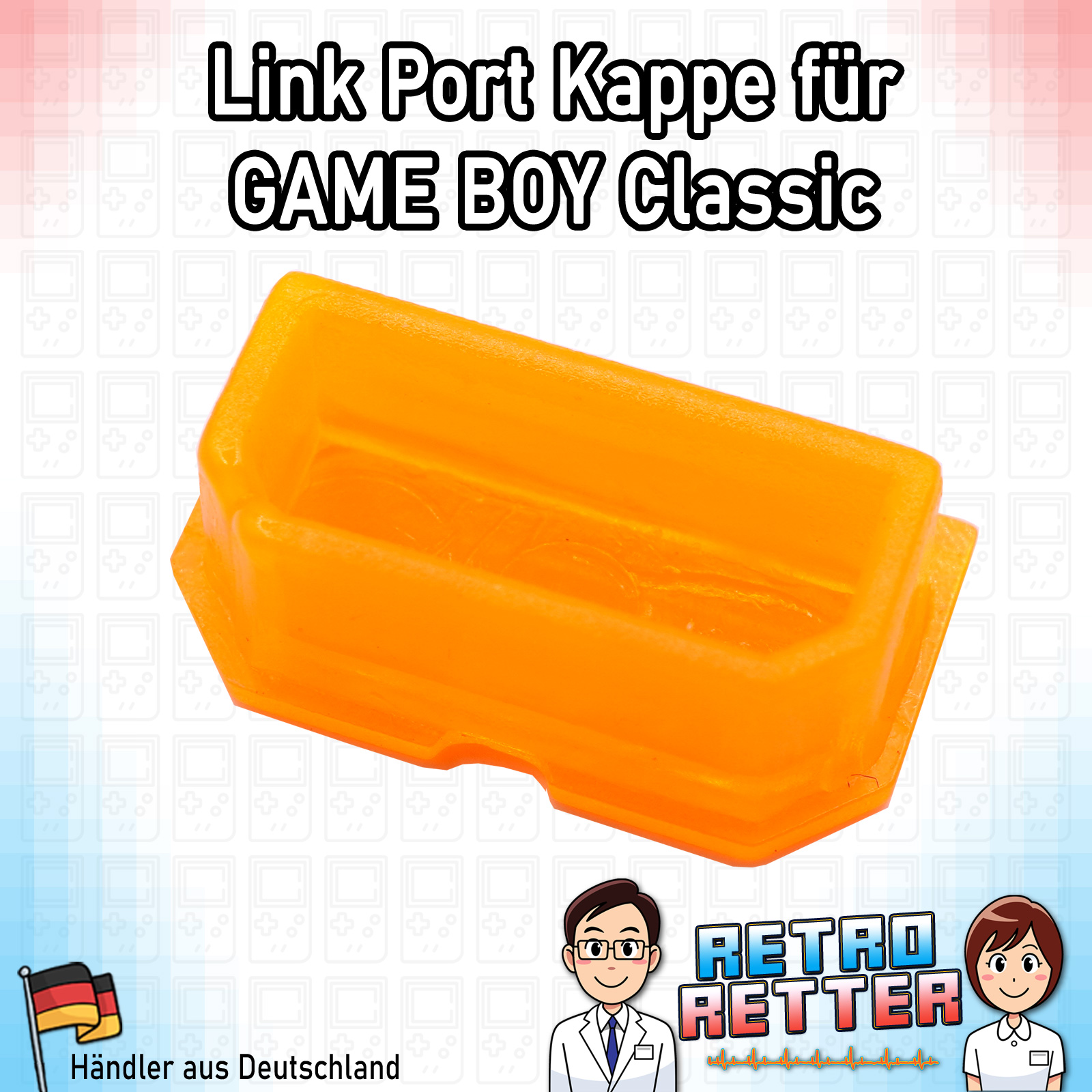 Link Port Abdeckung GameBoy Classic - alle Farben - DMG Linkkabel Deckel - Bild 8 von 11