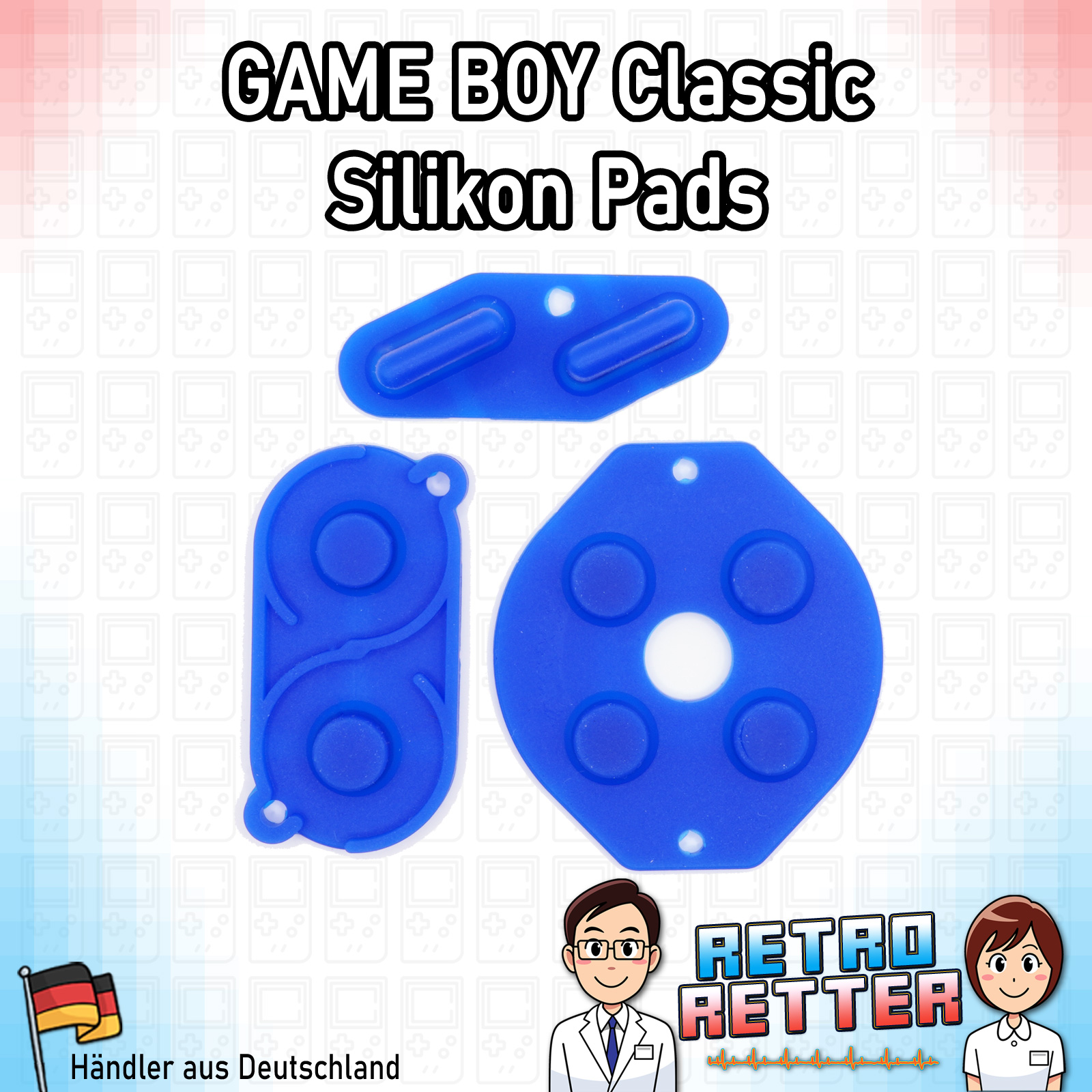 🌌 Almohadillas Silicona GameBoy Classic - Todos los Colores - DMG Botones Gomas Contacto - Imagen 11 de 12