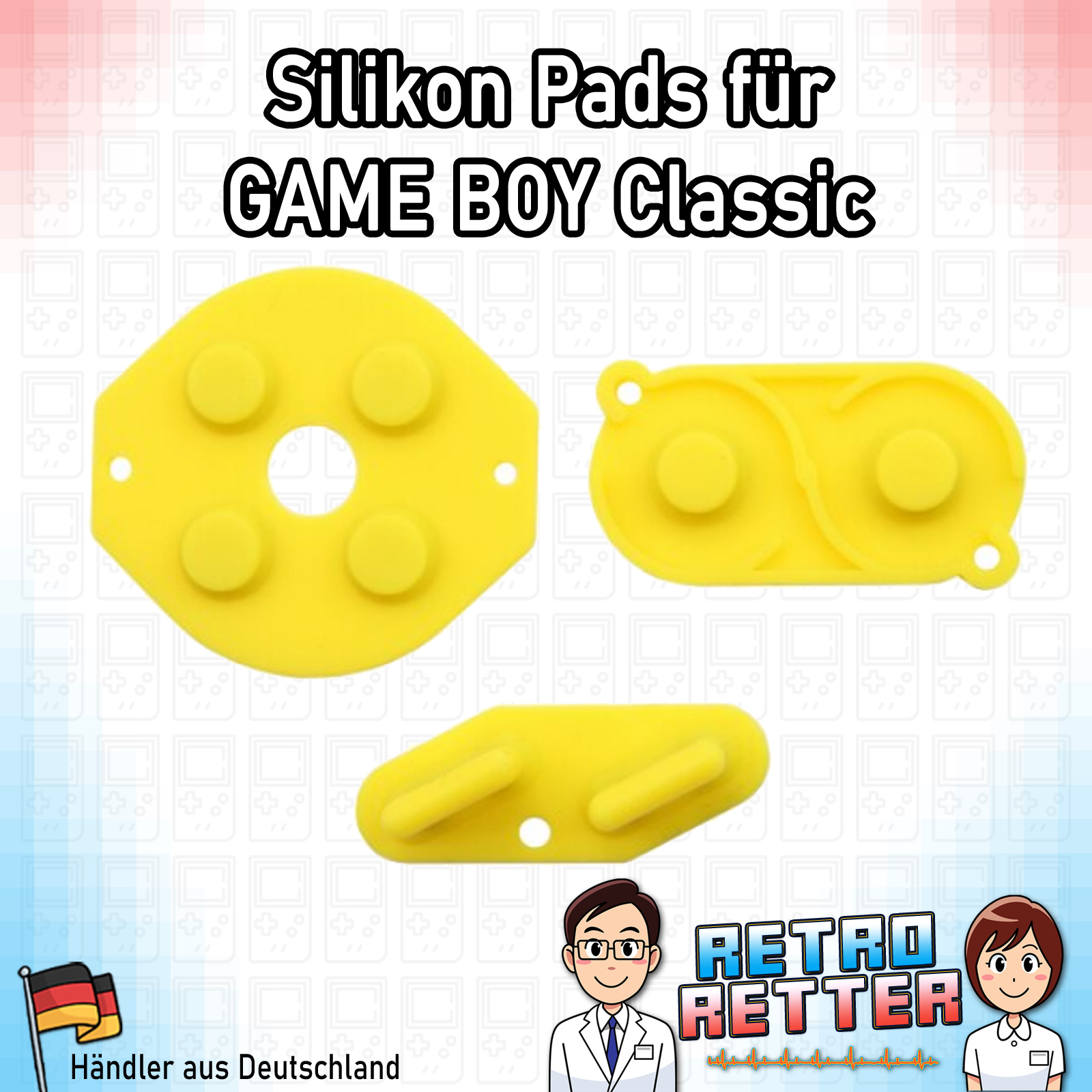 🌌 Almohadillas Silicona GameBoy Classic - Todos los Colores - DMG Botones Gomas Contacto - Imagen 6 de 12