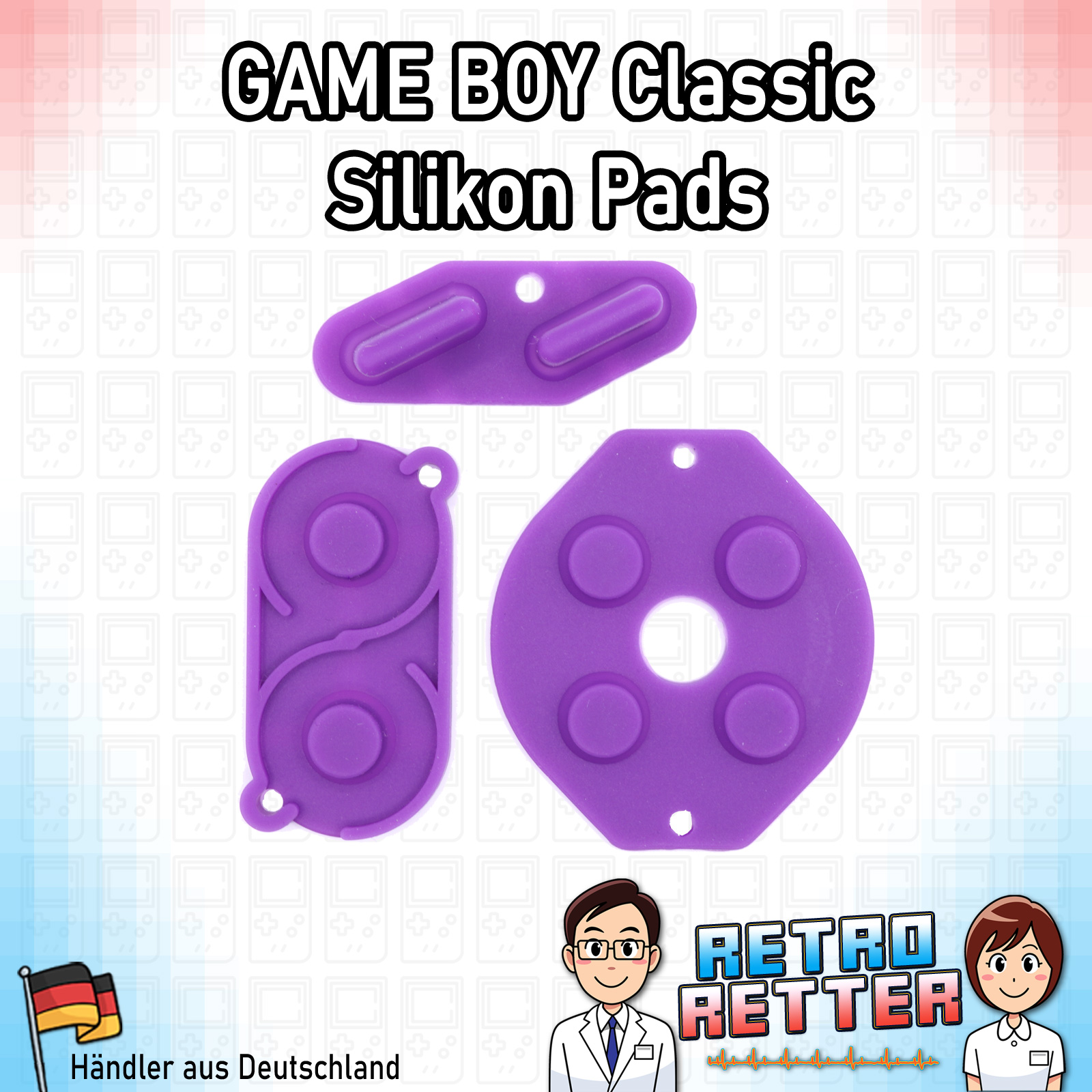 🌌 Almohadillas Silicona GameBoy Classic - Todos los Colores - DMG Botones Gomas Contacto - Imagen 12 de 12