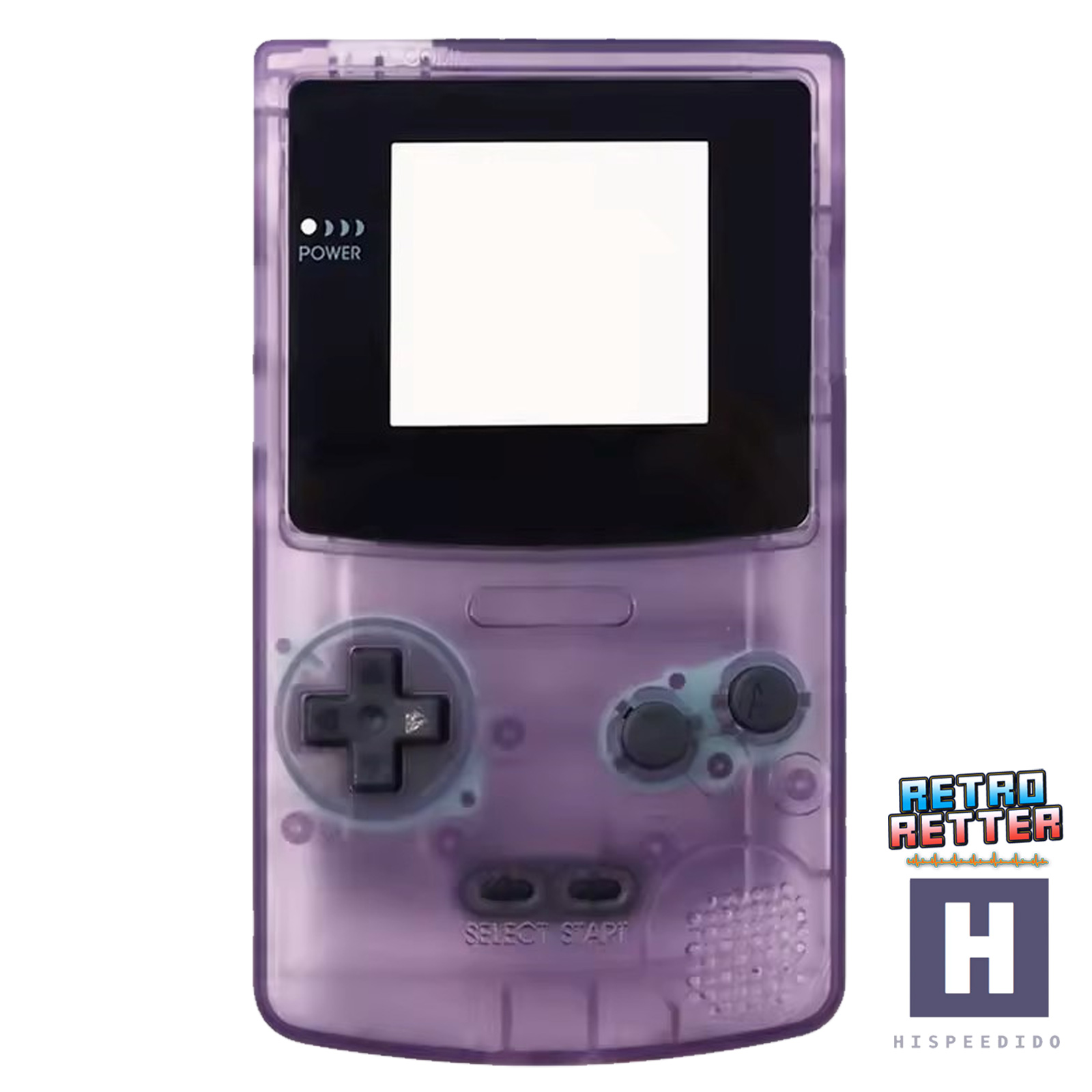 Carcasa HISPEDIDO GBC para Q10 AMOLED IPS Display Set Drop In Gameboy Color - Imagen 22 de 25