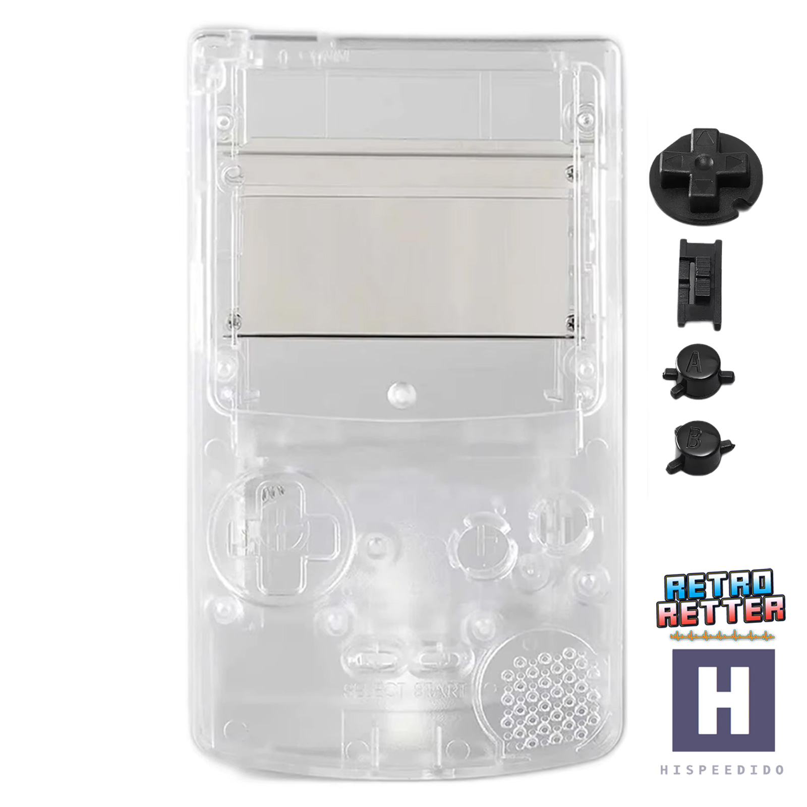 Carcasa HISPEDIDO GBC para Q10 AMOLED IPS Display Set Drop In Gameboy Color - Imagen 14 de 25