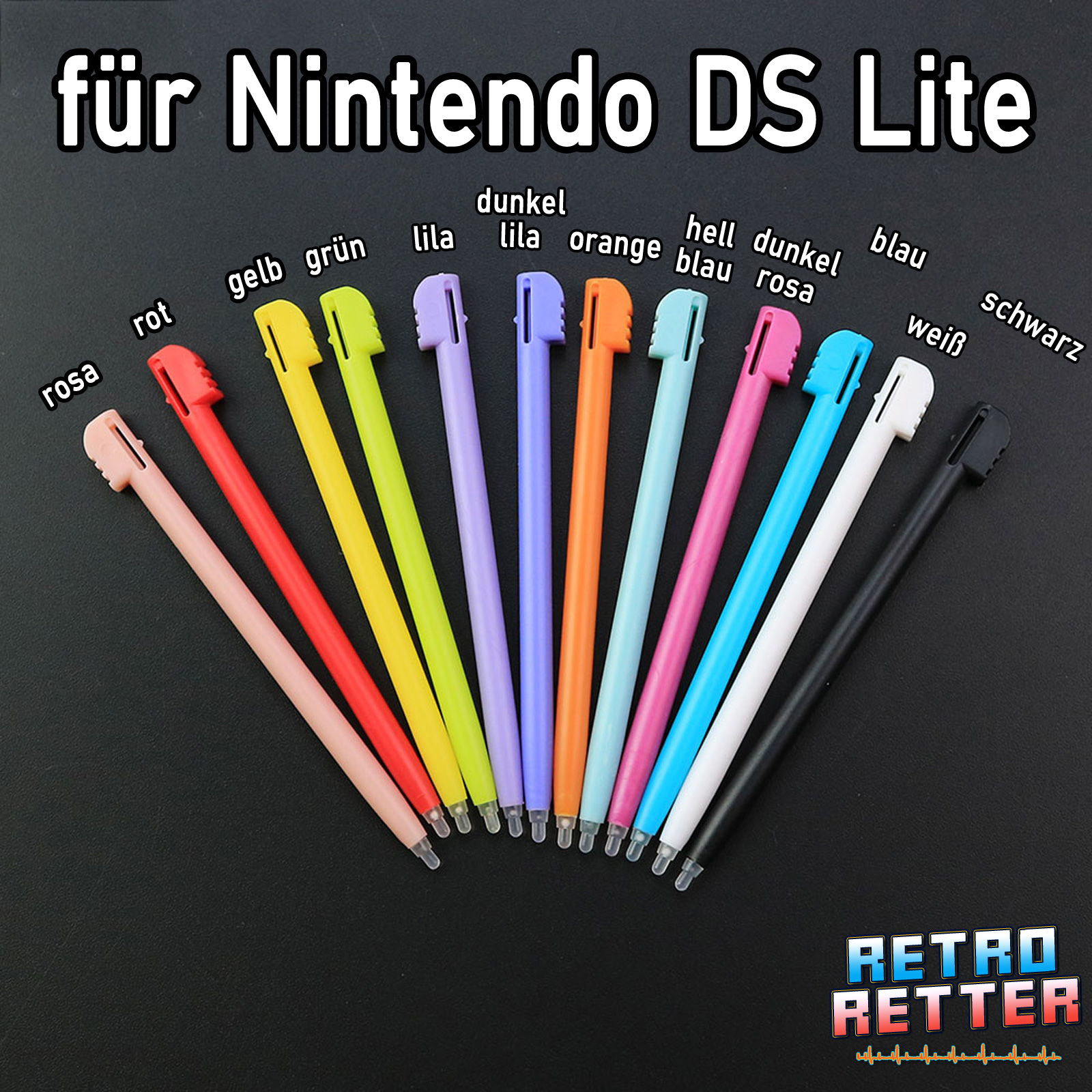 Lápiz táctil lápiz óptico Nintendo DS 2DS 3DS Wii U Touch New XL Lite NDSL - Imagen 21 de 24