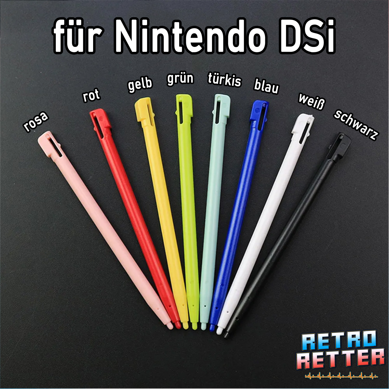 Lápiz táctil lápiz óptico Nintendo DS 2DS 3DS Wii U Touch New XL Lite NDSL - Imagen 18 de 24