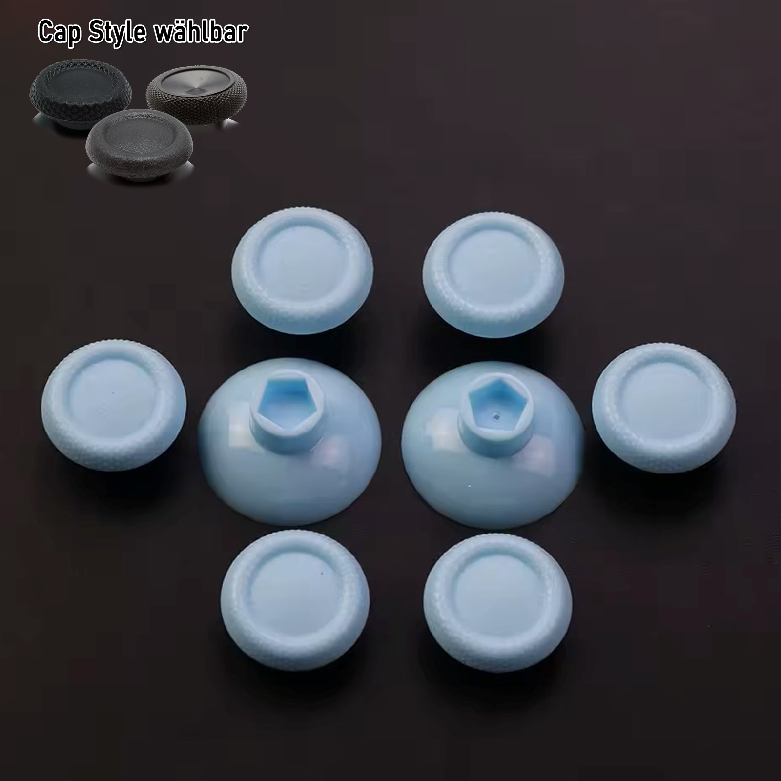 8x Swap Stick Aim Assist 6-10mm PS5 PS4 Xbox Controller Thumbstick Set King Scuf - Imagen 13 de 19