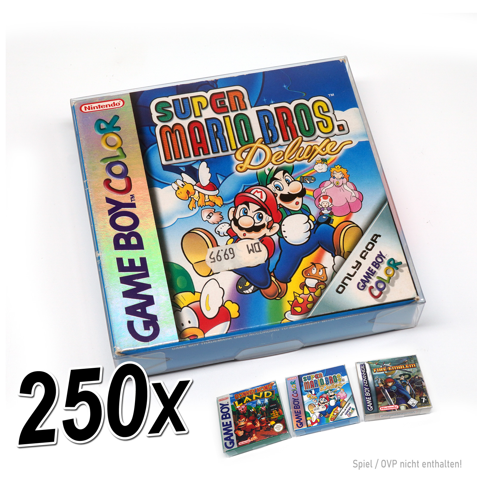 Fundas protectoras V2 GameBoy Classic Color Advance juegos embalaje original Game Boy GBC GBA 0,35 - Imagen 19 de 19