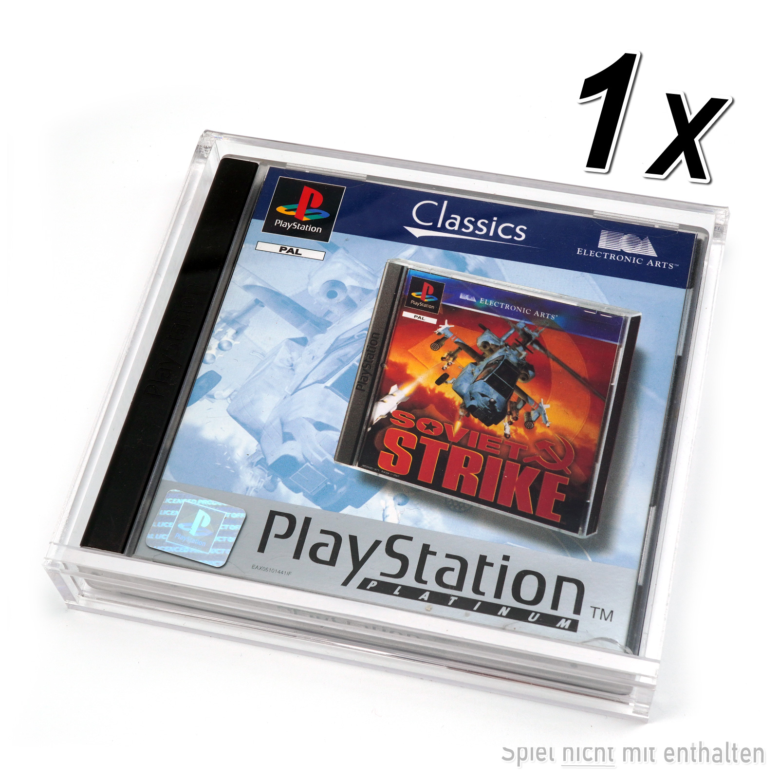Funda acrílica para juego PS1 EMBALAJE ORIGINAL - Sony PlayStation 1 funda protectora UV caja protectora - Imagen 14 de 17