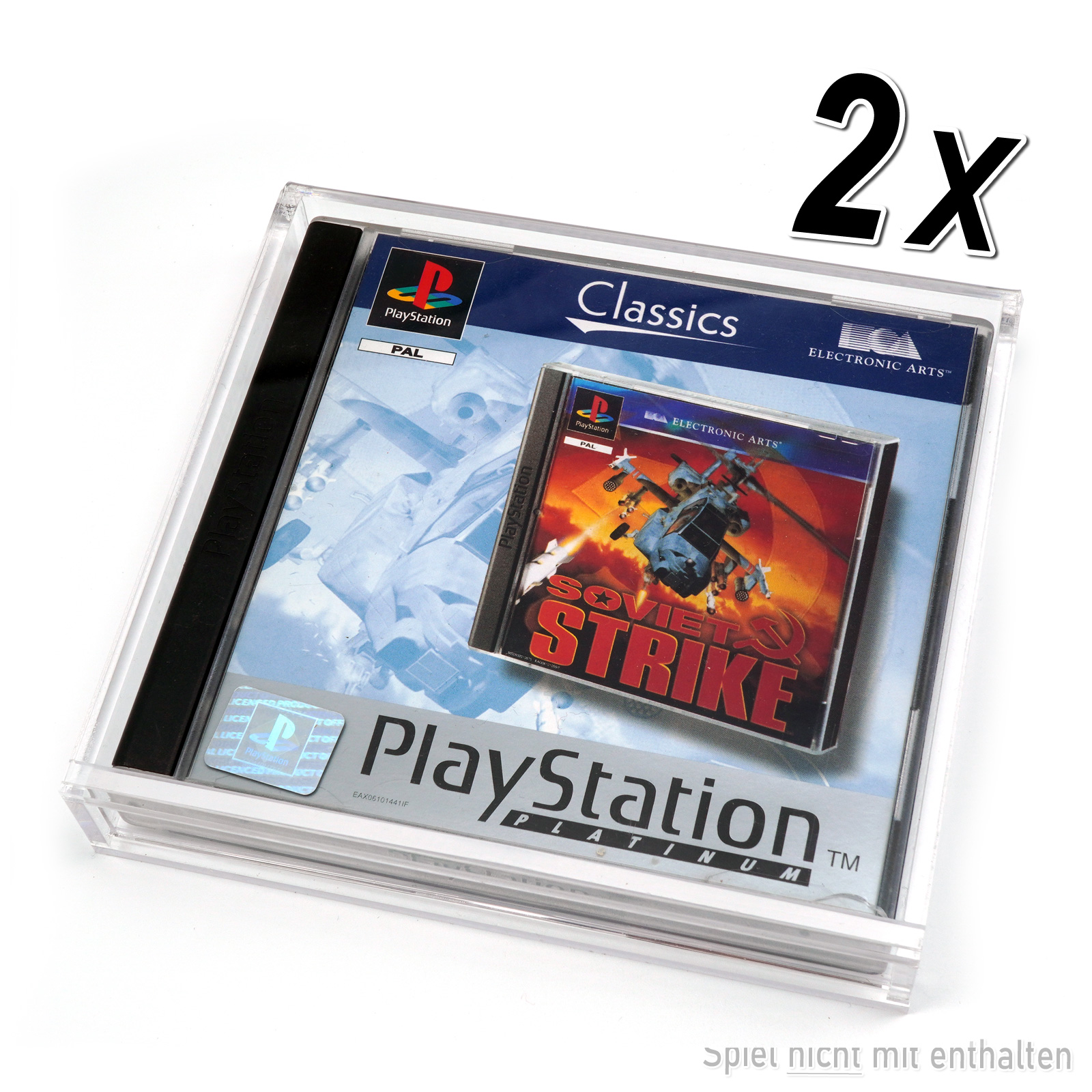 Funda acrílica para juego PS1 EMBALAJE ORIGINAL - Sony PlayStation 1 funda protectora UV caja protectora - Imagen 15 de 17