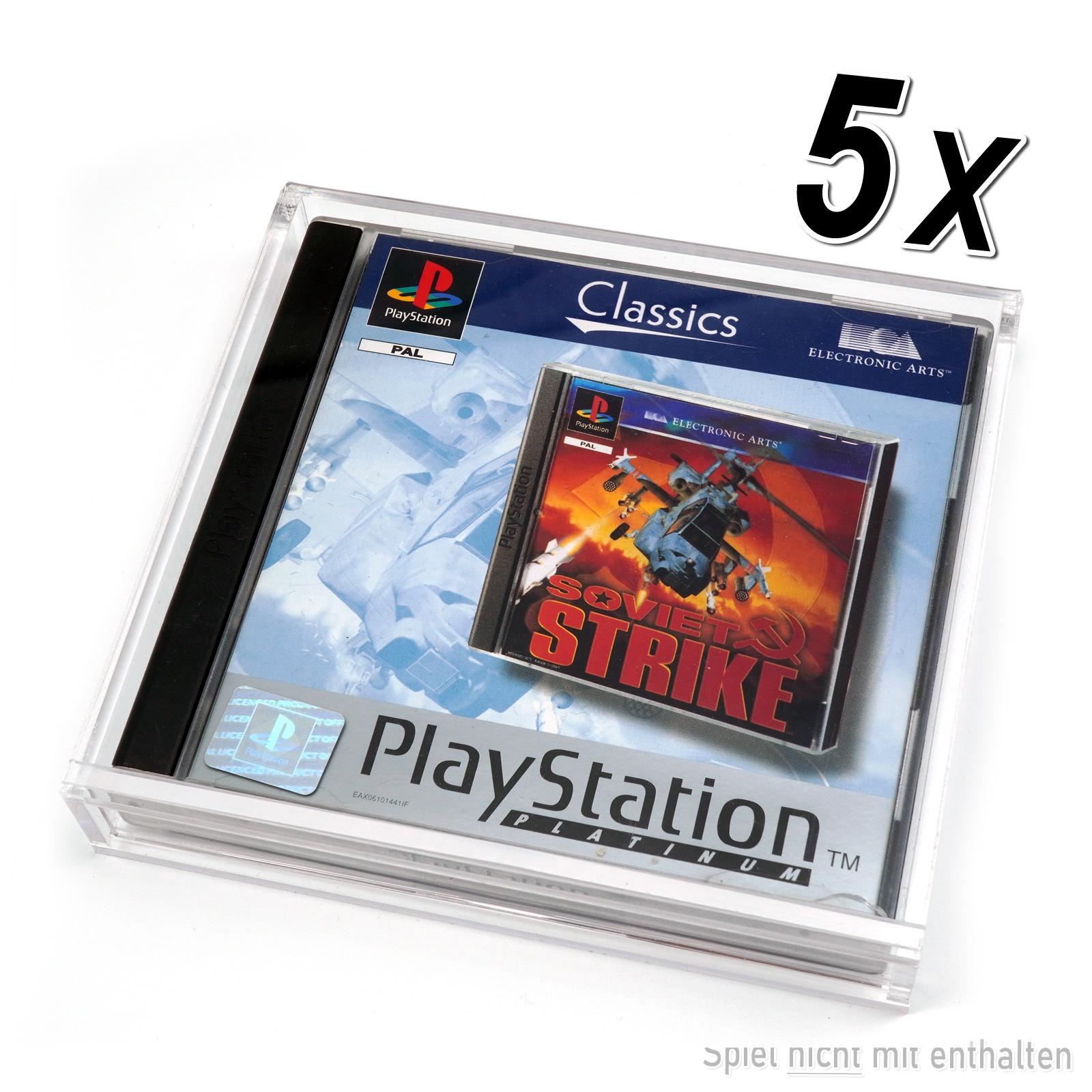 Funda acrílica para juego PS1 EMBALAJE ORIGINAL - Sony PlayStation 1 funda protectora UV caja protectora - Imagen 17 de 17