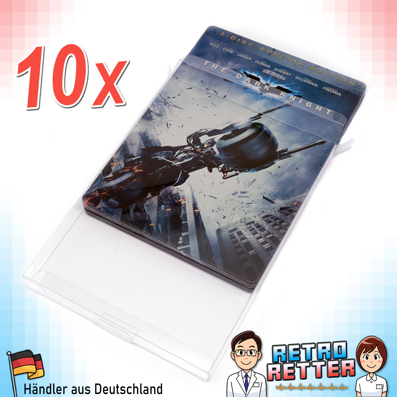 Housses de protection DVD Steelbook V2 film 0,35 protecteurs sac housses étagère support - Photo 13/17