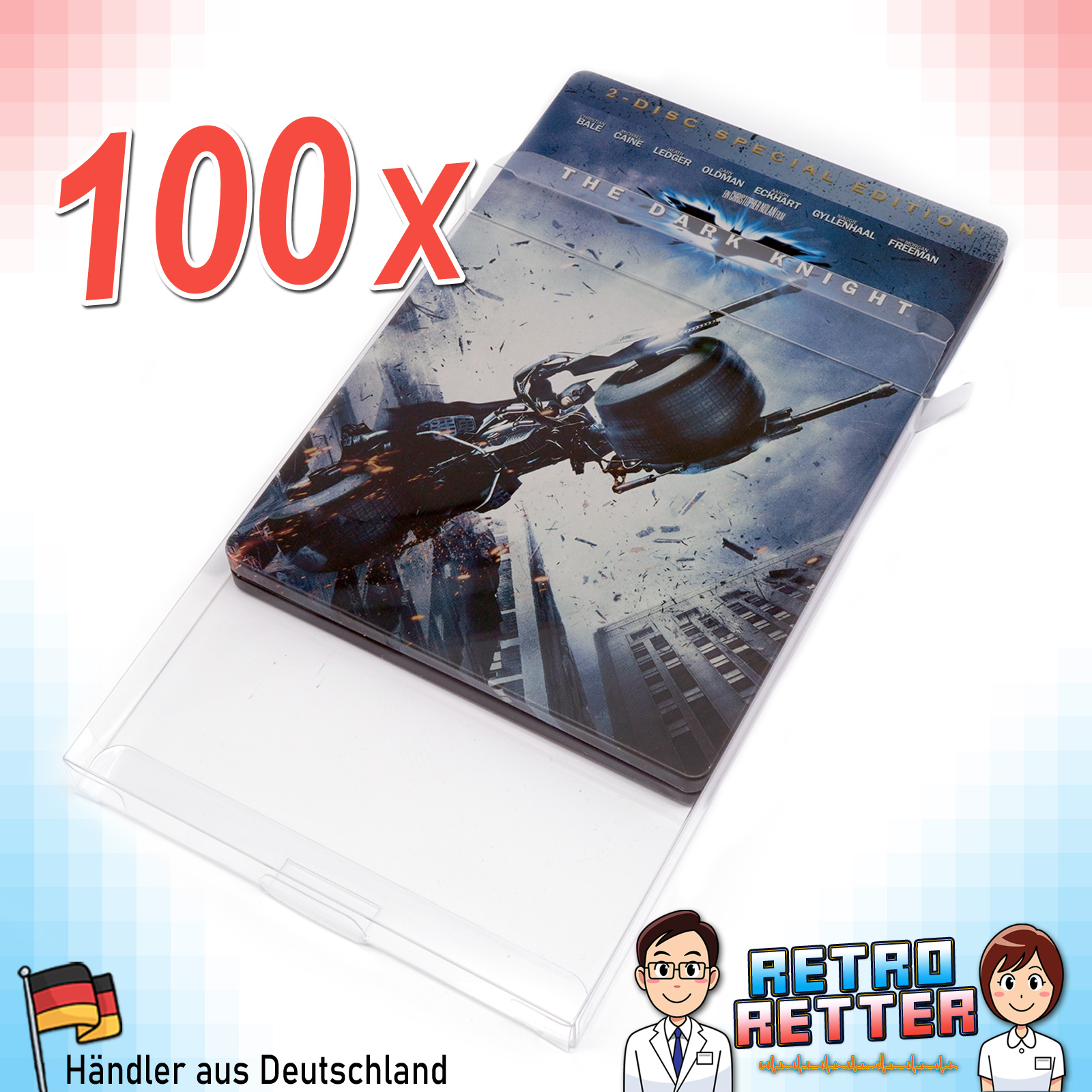 Housses de protection DVD Steelbook V2 film 0,35 protecteurs sac housses étagère support - Photo 16/17