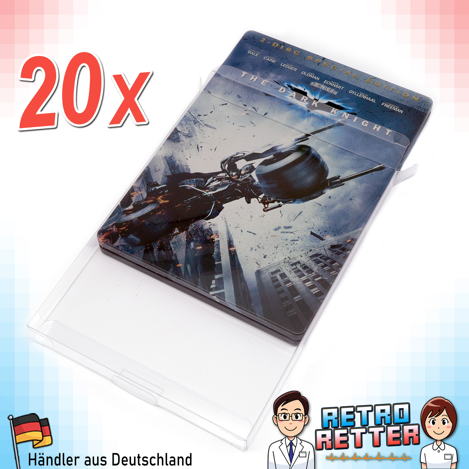 Housses de protection DVD Steelbook V2 film 0,35 protecteurs sac housses étagère support - Photo 14/17