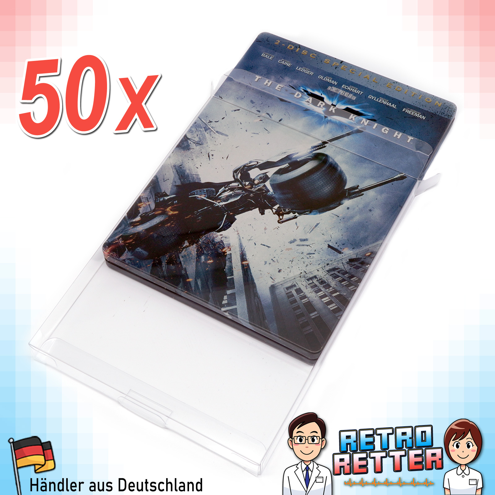 Housses de protection DVD Steelbook V2 film 0,35 protecteurs sac housses étagère support - Photo 15/17